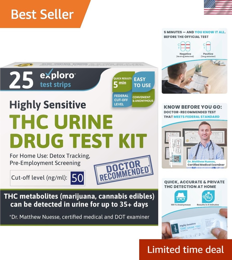 Bulk Value 25 Pack THC Urine  Kit - Reliable Home Drug Testing Made Simple