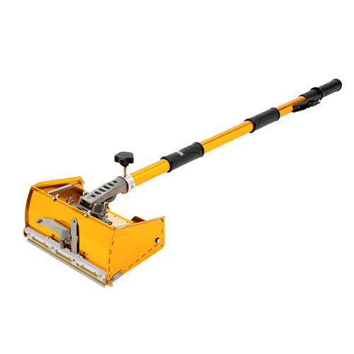 10" Drywall Taping Tools Flat Finishing Box Set w/ 40''-64'' Extendable Handle