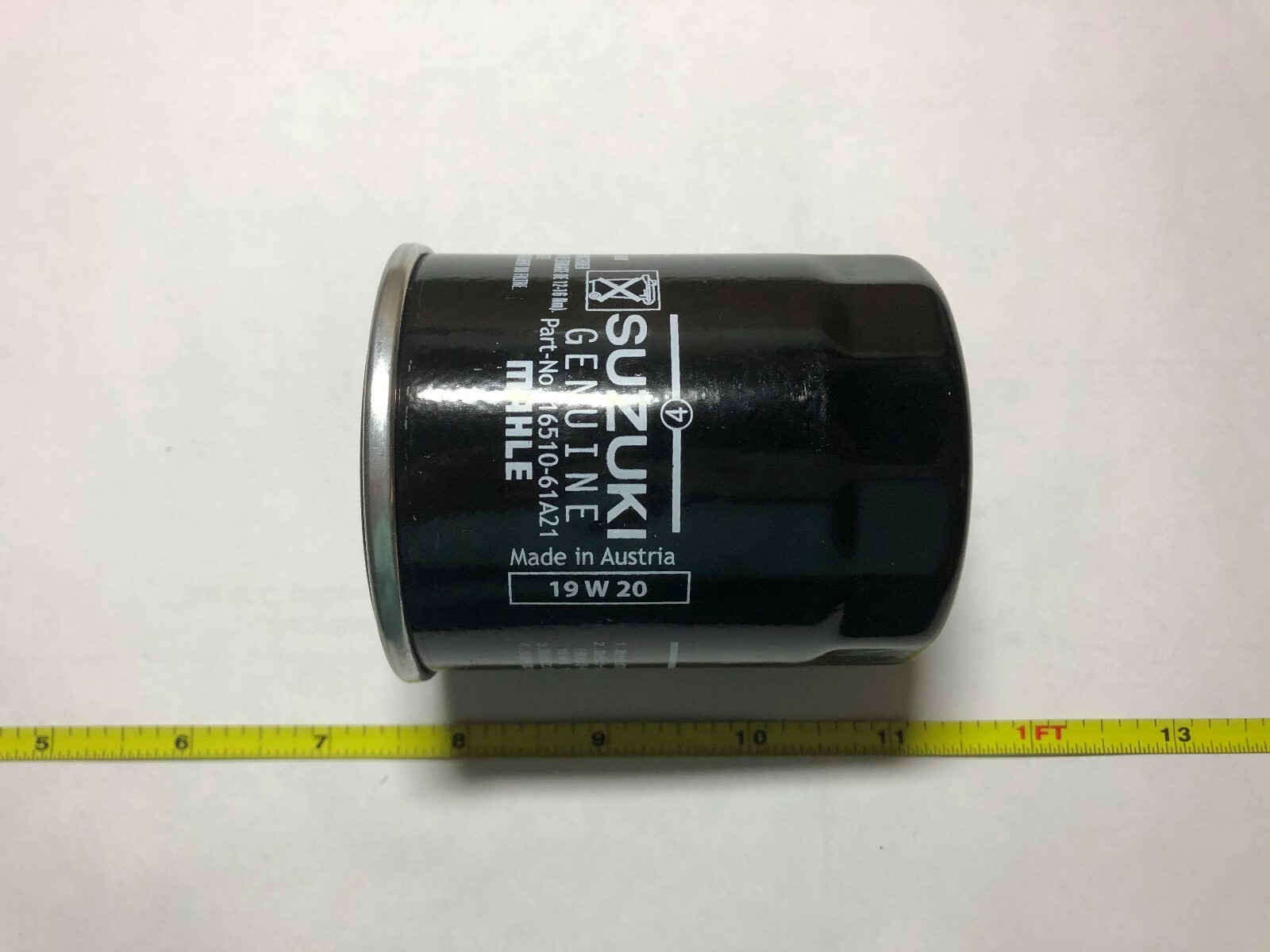 Suzuki Outboard Four Stroke Oil Filter 16510-61A21-MHL DF90 DF115 - NEW OEM