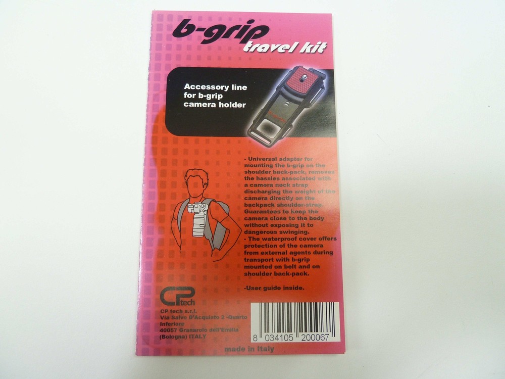 B-Grip Camera Holder Travel Kit