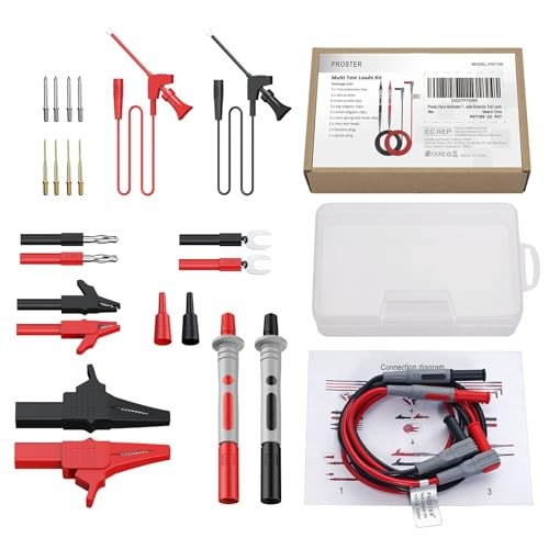 Electrical Multimeter Test Lead 24pcs - Multitester Leads Test Leads 24pcs