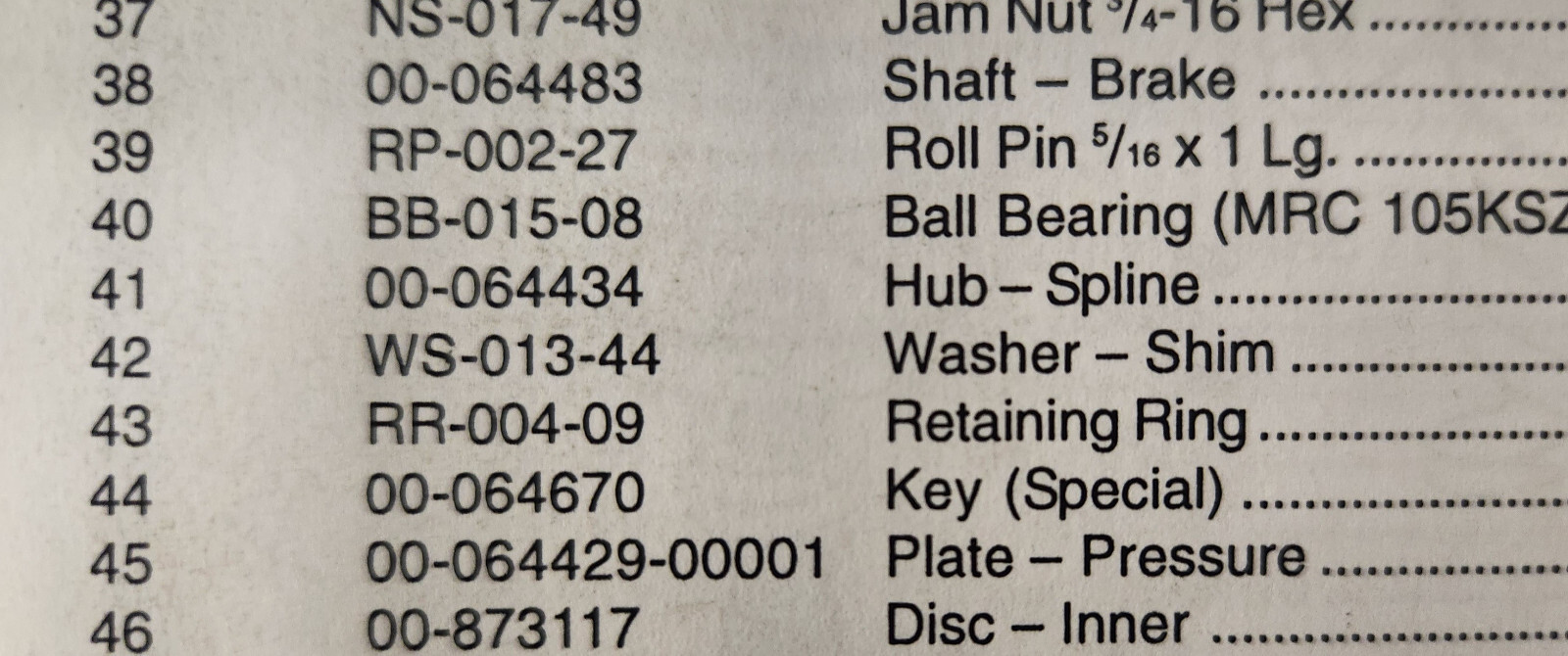 Hobart Mixer M802 V1401 Clutch Hub Spline #064434 New 64434