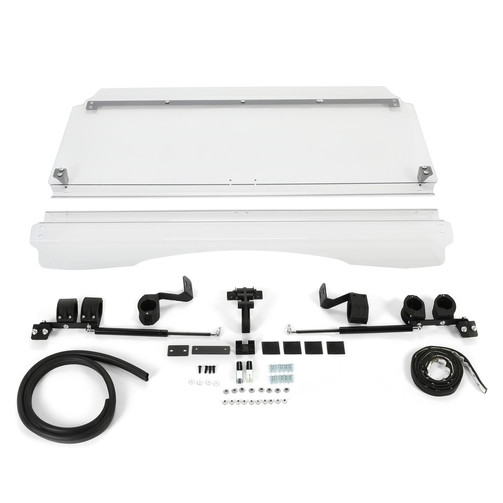 For Kawasaki Mule Pro MX 2019+ Clear Scratch Resistant Flip Windshield