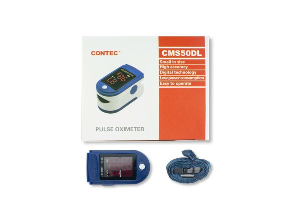 Contec Finger Tip Pulse Oximeter - Blood Oxygen Saturation Portable LED Display