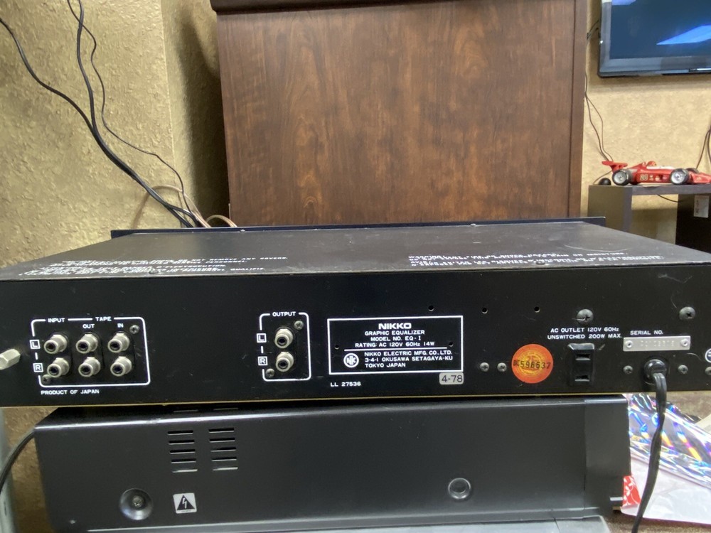 Nikko EQ-1 Graphic Equalizer - Tested Good