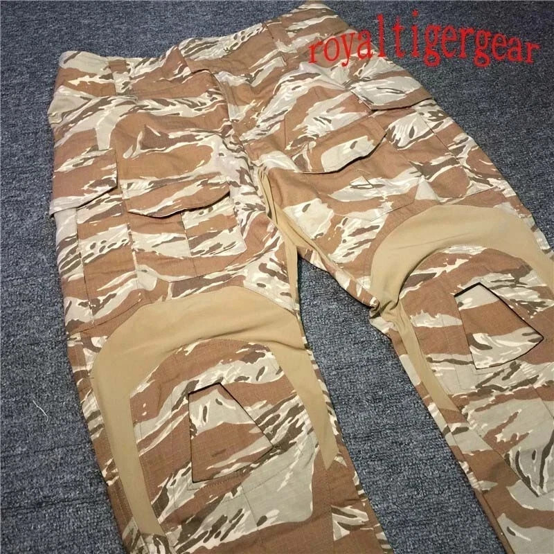 Desert Tiger Stripe Camo Tactical Combat Pants Trousers Suit Uniform Bottom Gen3