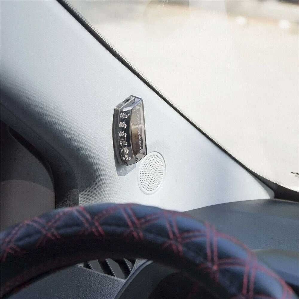 Solar-Powered LED Dummy Alarm Light - Anti-Theft Security Warning Flash Light