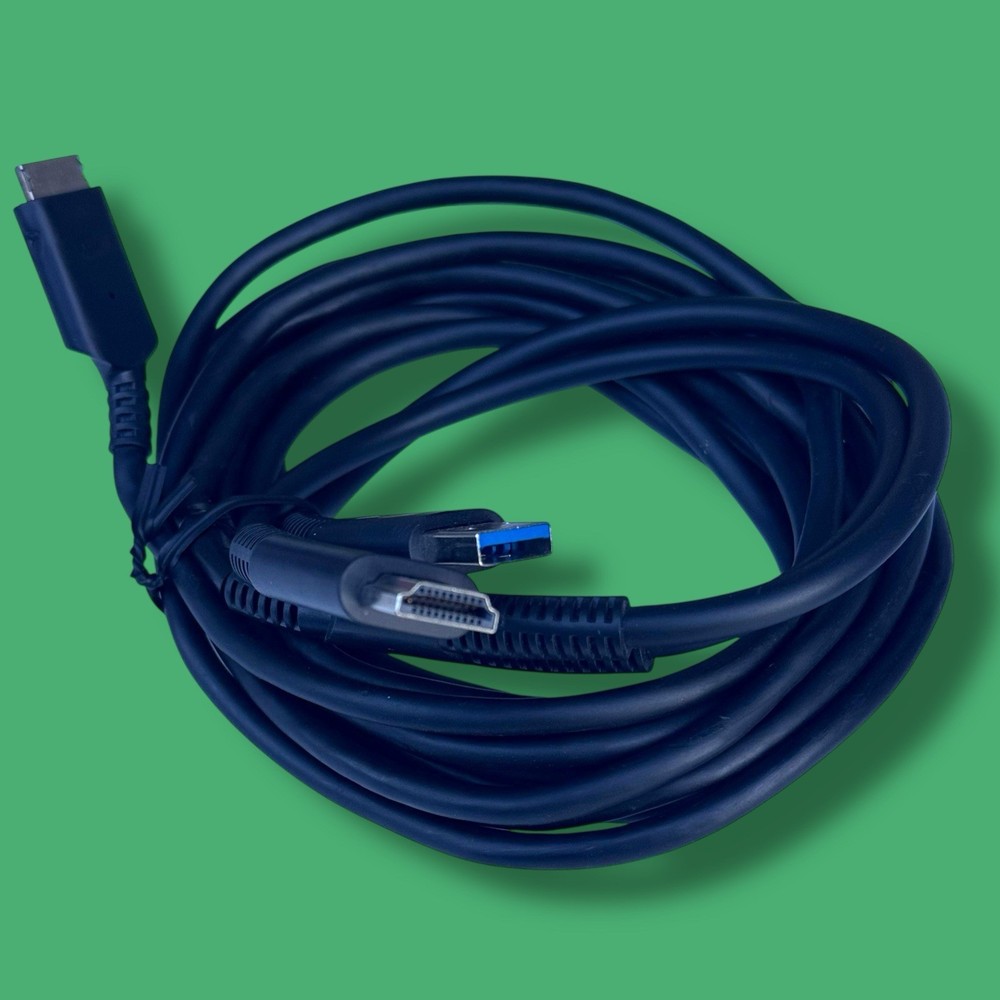 Meta Oculus Rift CV1 VR Virtual Reality Headset Cable Only - Tested Working 16ft
