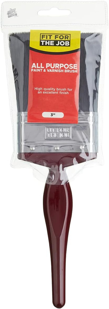 3 Inch Mixed Bristle Multipurpose Brush for a Smooth Ve Finish