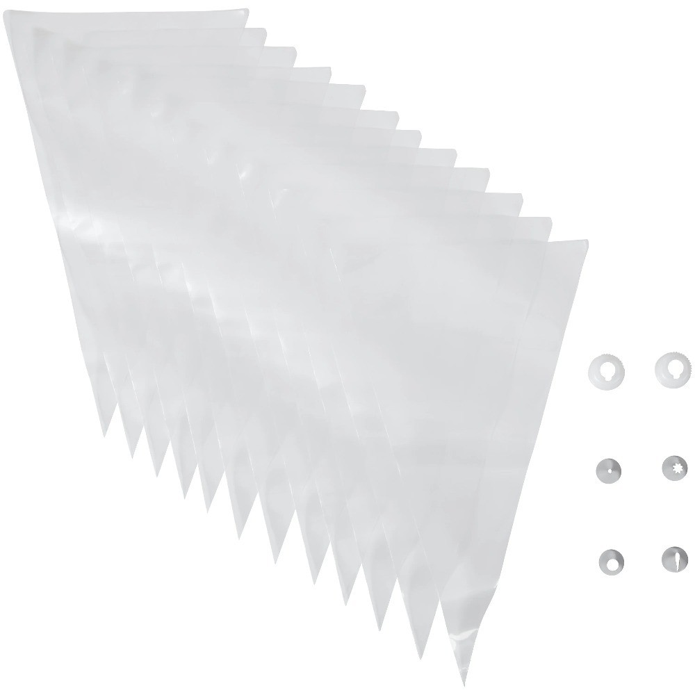 Cake Decorating Set with Piping Tips, Decorating Bags, Couplers and
