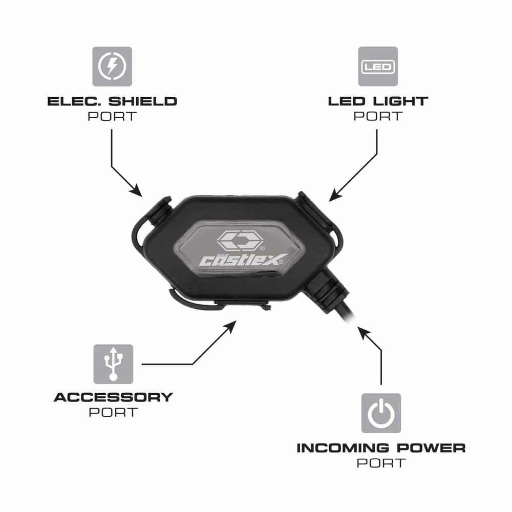 Castle X Illuminator LED Helmet Light Kit - 21 Different Colors