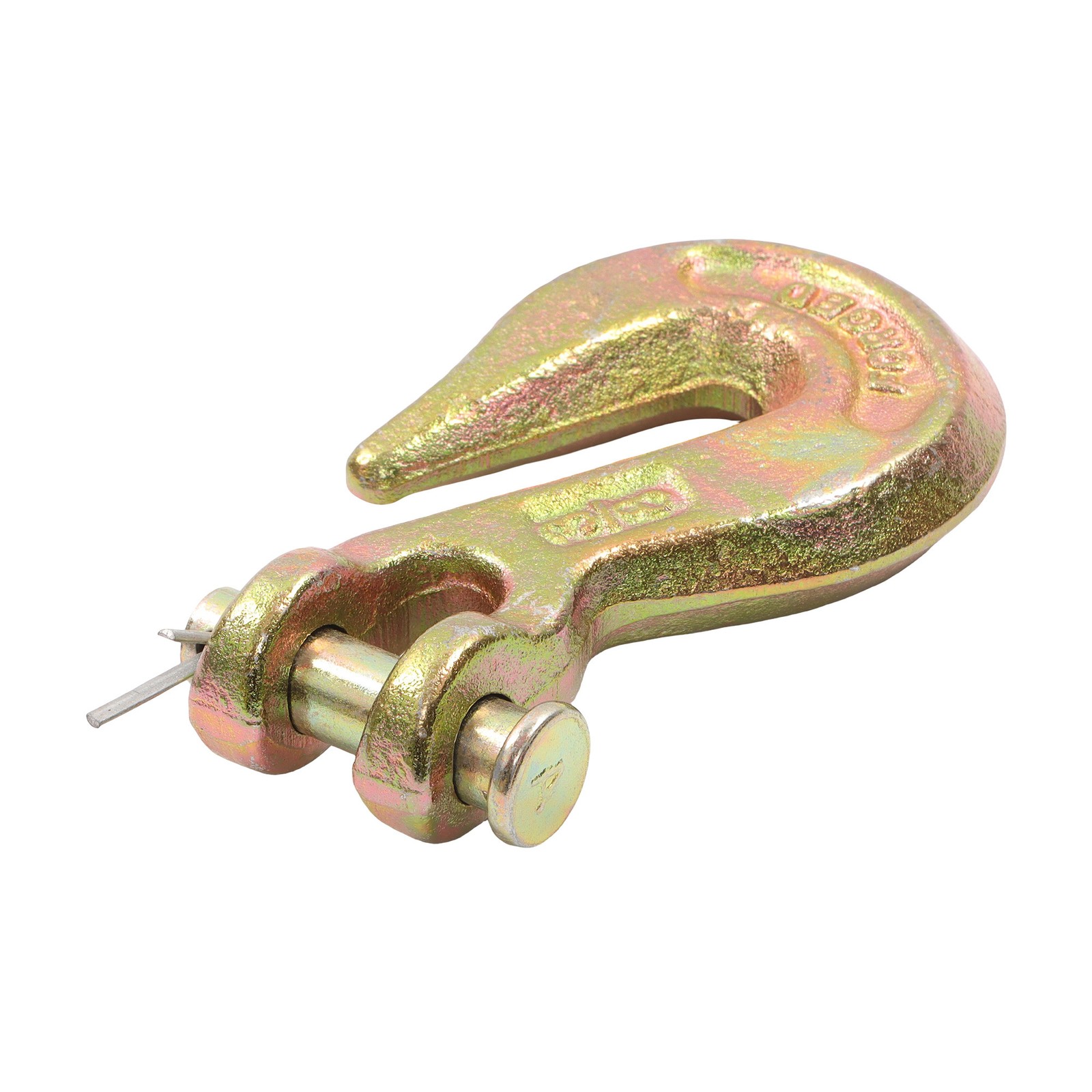 3/8 Inch 6600 Lbs Clevis Grab Hooks G70 for Trailer Truck Tow Chain (10 Pack)