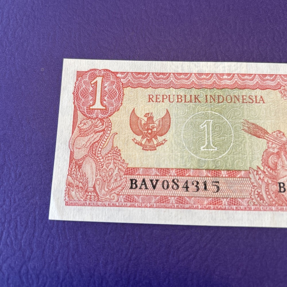 Indonesia- 1 Rupiah- 1964