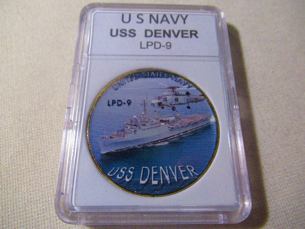 US NAVY - USS Denver (LPD-9) Challenge Coin