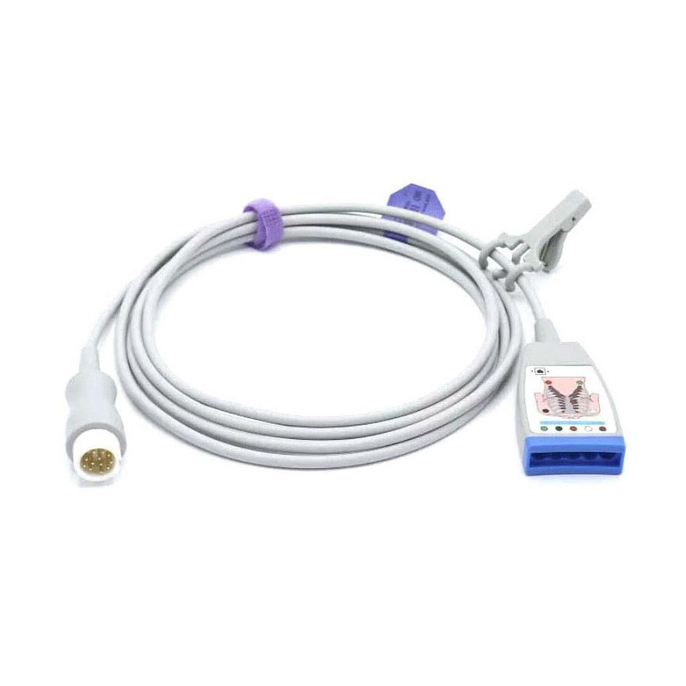 Philips M1977A ECG Compatible Trunk 12 Pin 5 Leads
