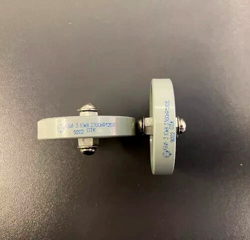KVI-3 3300pF +-20% 10kV КВИ-3 Ceramic High Voltage Capacitor