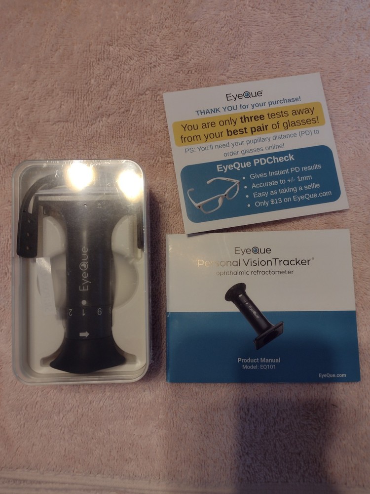 EyeQue Personal Vision Tracker Ophthalmic Refractometer Home Test Kit