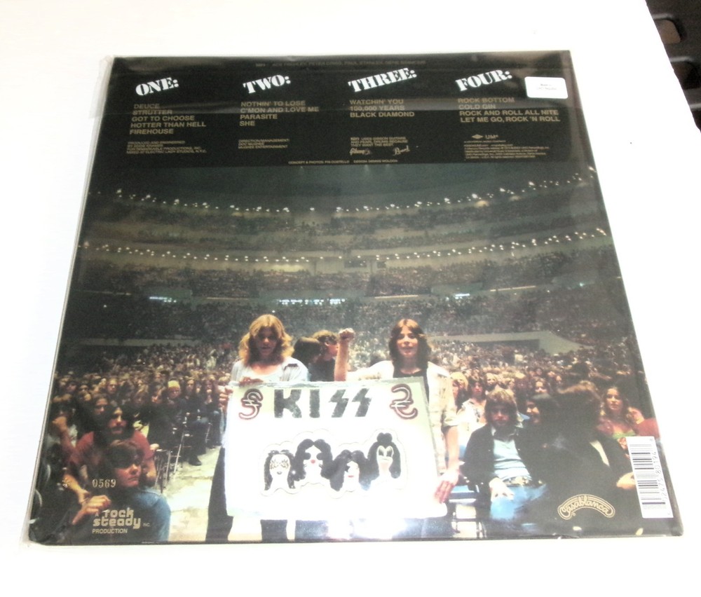 KISS ALIVE PICTURE DISC Sweatshirt Hoodie-XL OOP Sealed New Vinyl LP Casablanca