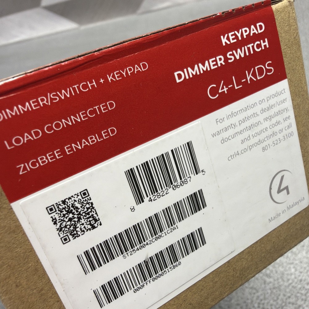 Control4 Lux Keypad Dimmer Switch C4-L-KDS