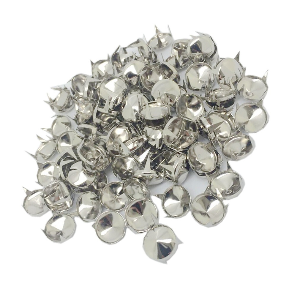 100 * Round Cone Rivet Studs DIY Leather Craft 12mm