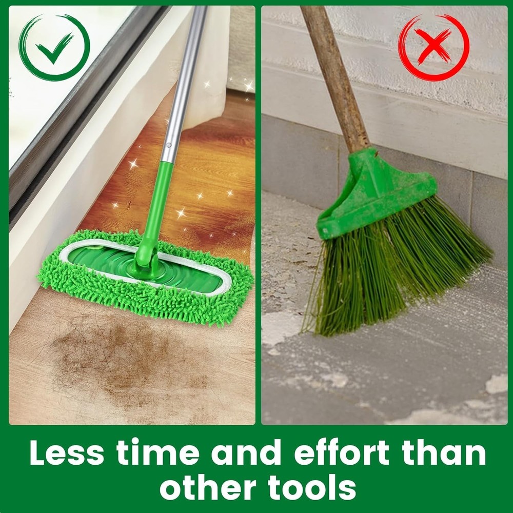Replacement Wet Mopping Pads - Washable Cloths Bundle