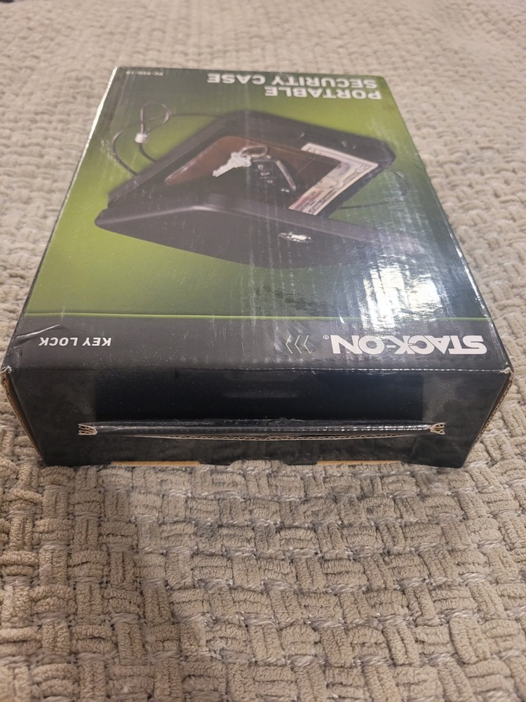 Portable Stock On Security Case (Safe)- Key Lock- Security Cable- PC95K-18