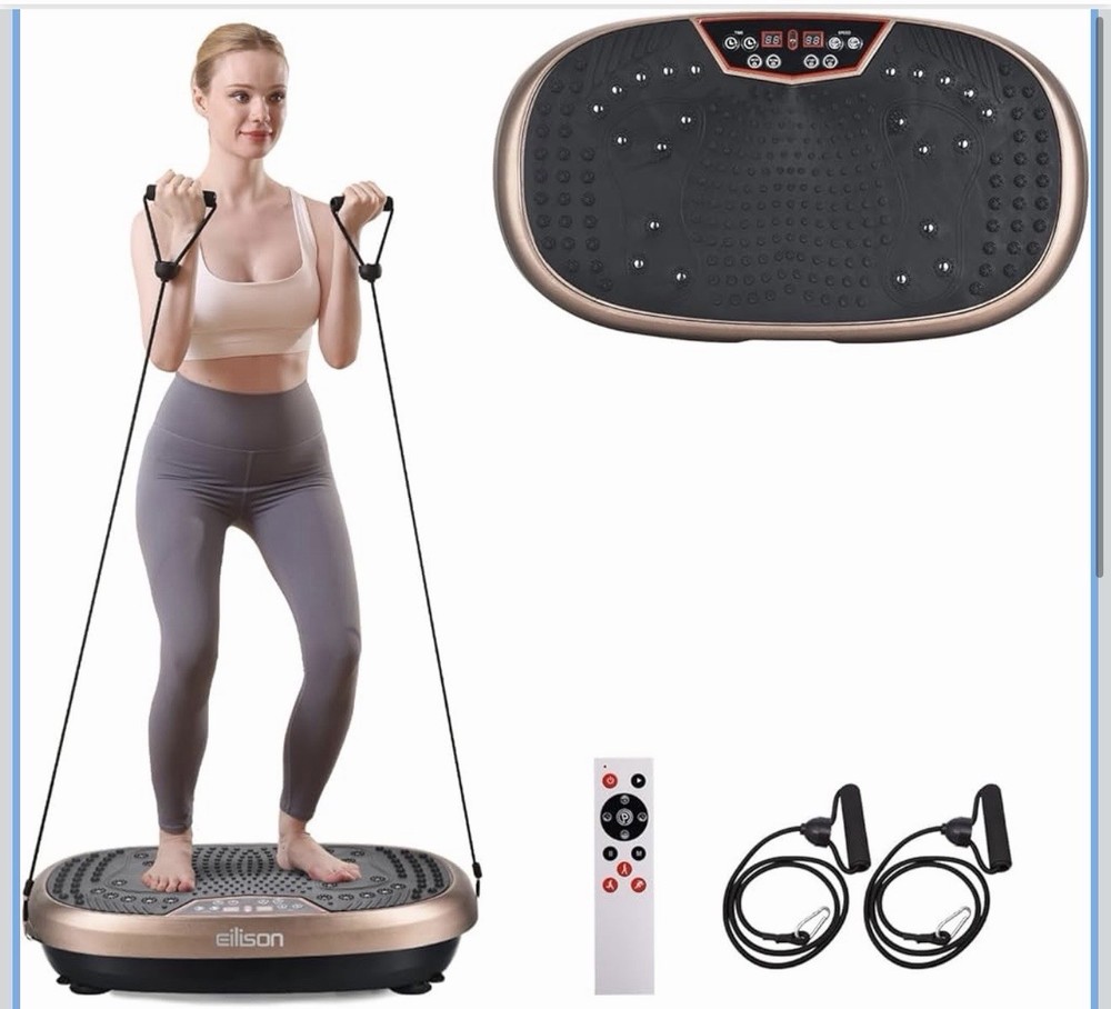 EILISON Fitmax 3D XL Vibration Plate Exercise Machine - Whole Body Workout