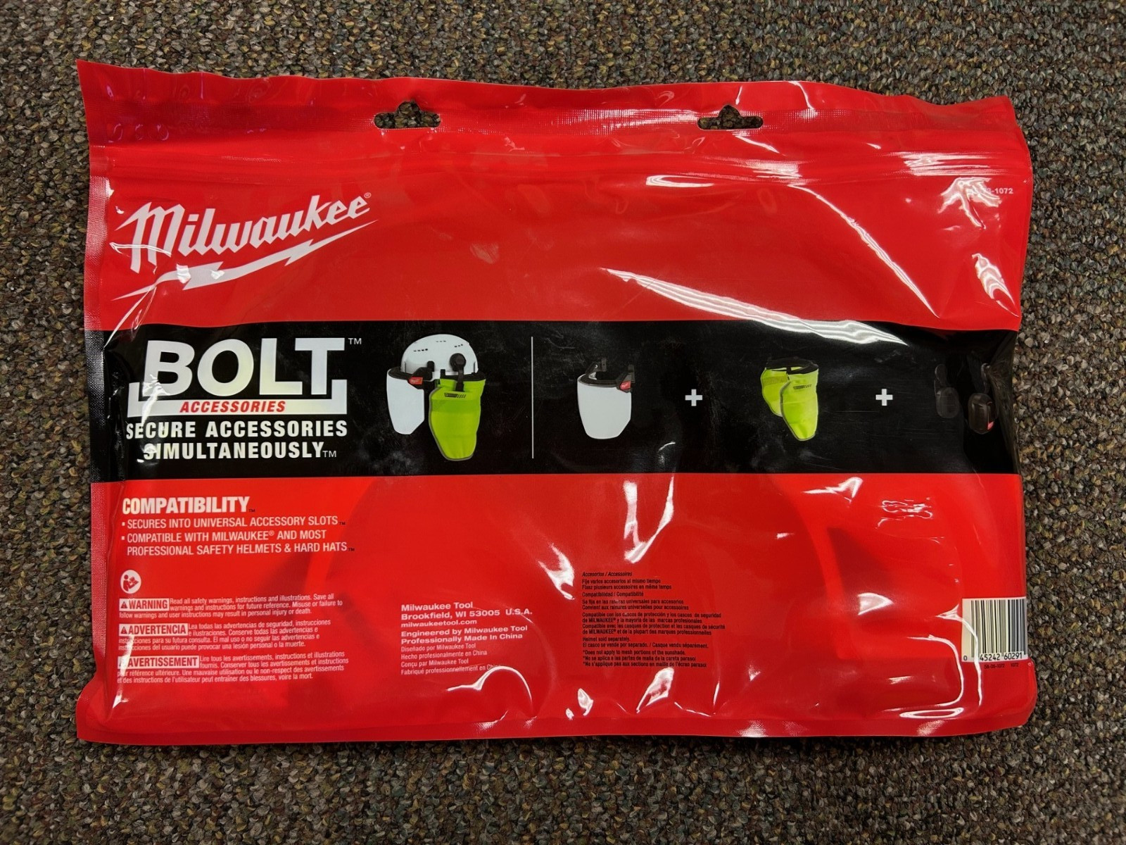 Milwaukee 48-73-1072 Bolt Sun Visor w/ Sunshade