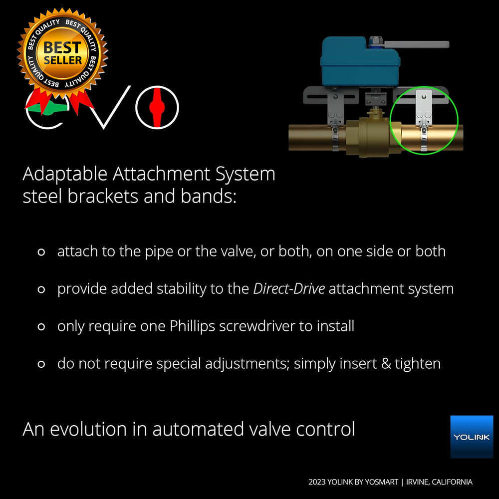 DIY Automatic Water Leak Detection & Shut-Off Starter Kit, EVO Valve Operator