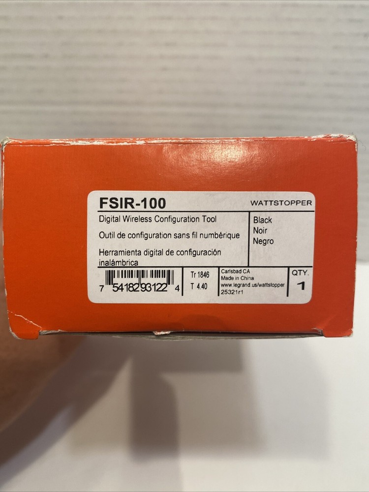 WattStopper FSIR-100 Wireless IR Configuration Tool, Use for IR Enabled Fixtu...