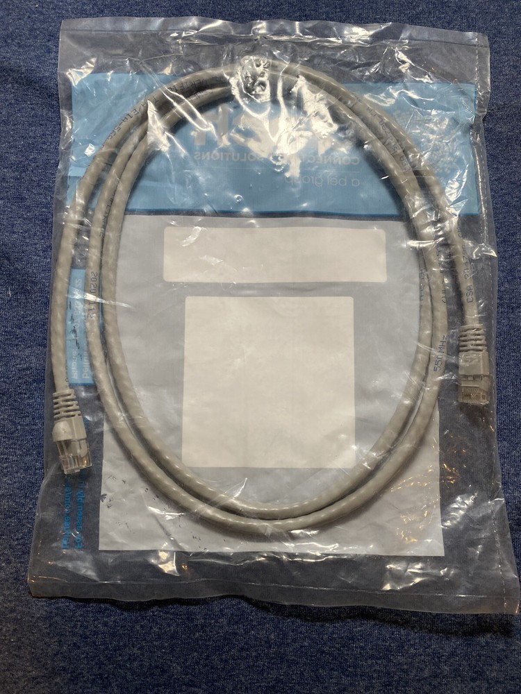 🔥NEW! High Quality Cat6e Snag-less 5 Foot Gray Network Ethernet Patch Cable🔥