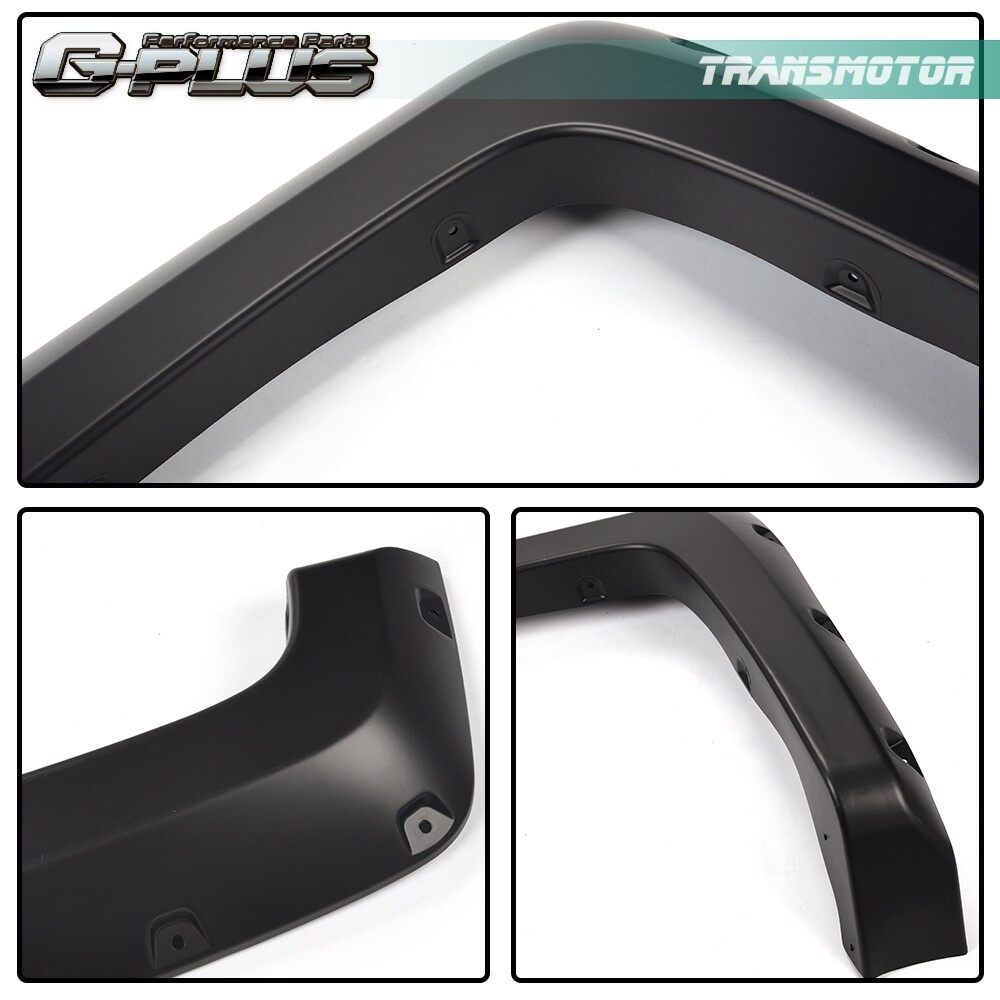 FIT FOR 14-18 SILVERADO 5.8' SHORT BED POCKET RIVET STYLE FENDER FLARES 4PC