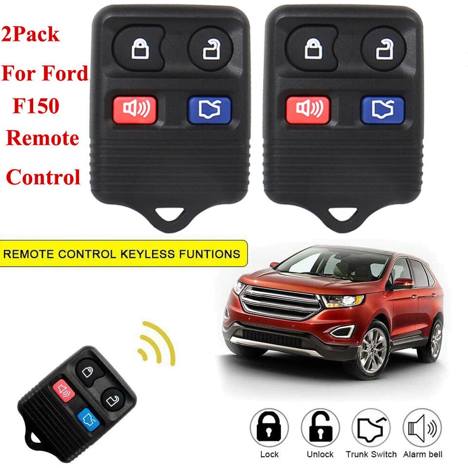 4 Button Replace For Ford Alarm Remote Keyless Entry Control Key FOB Clicker 8PC
