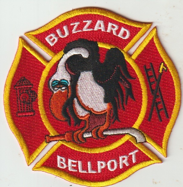 Buzzard, Bellport NY Fire patch shipped from Australia