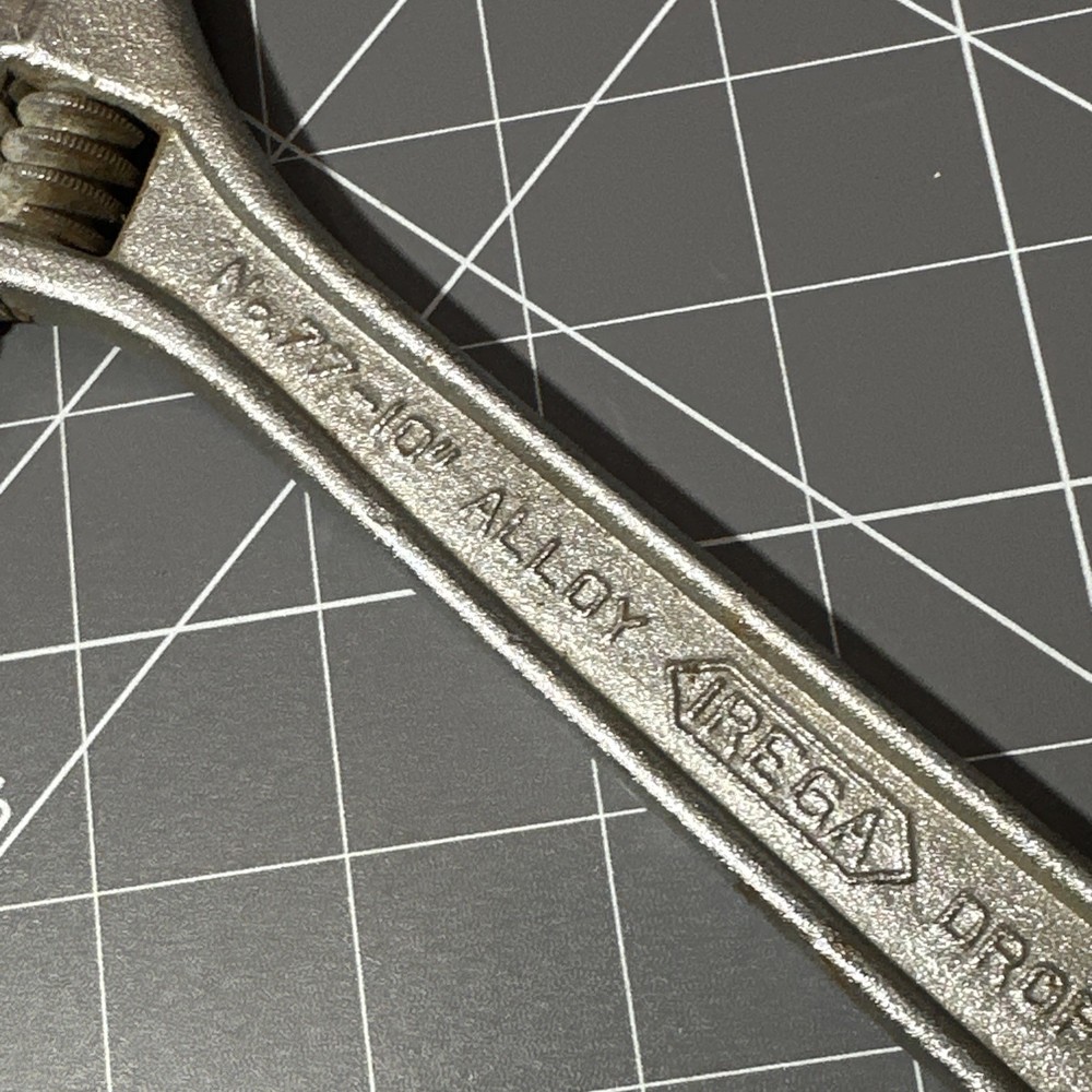 Irega No. 77 10-Inch Adjustable Wrench