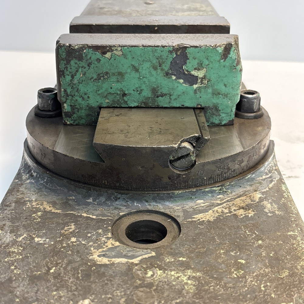 Vintage Precision Compound Slide Table Milling Drill Press Fixture
