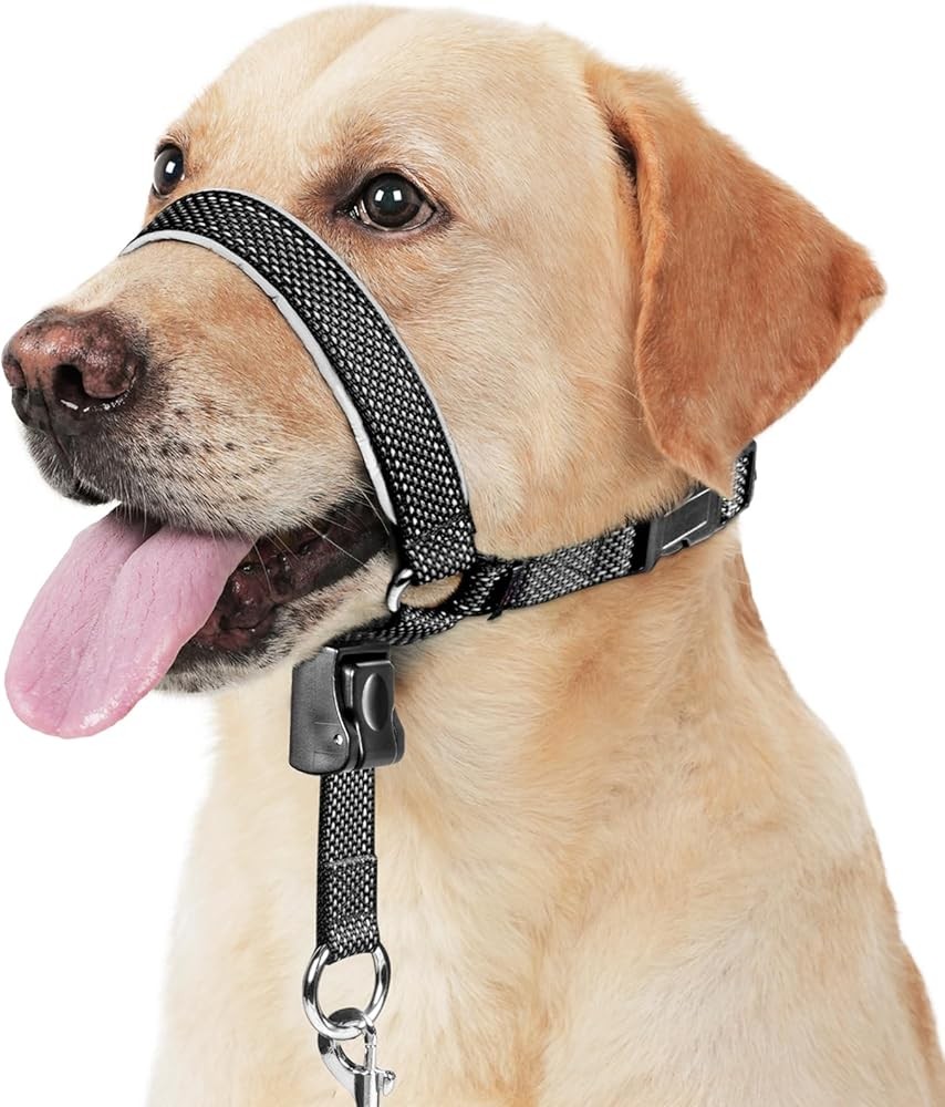 BARKL Dog Head Collar, Soft No Pull Head Halter, Reflective Muzzle
