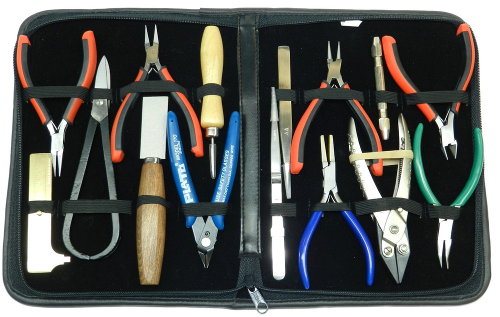 Jewelry Making Tools Hand Tools Kit For Bead Working Hobby Model Making DLX 15pc