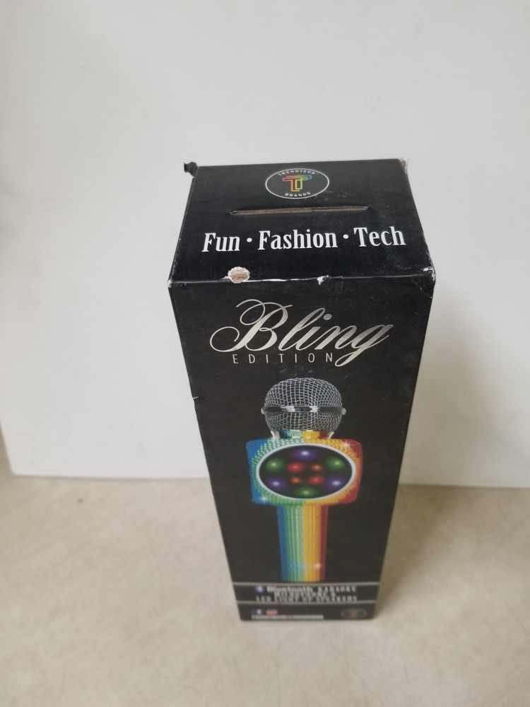 Sing-A-long Rainbow Bling Karaoke Bluetooth Microphone 10017703