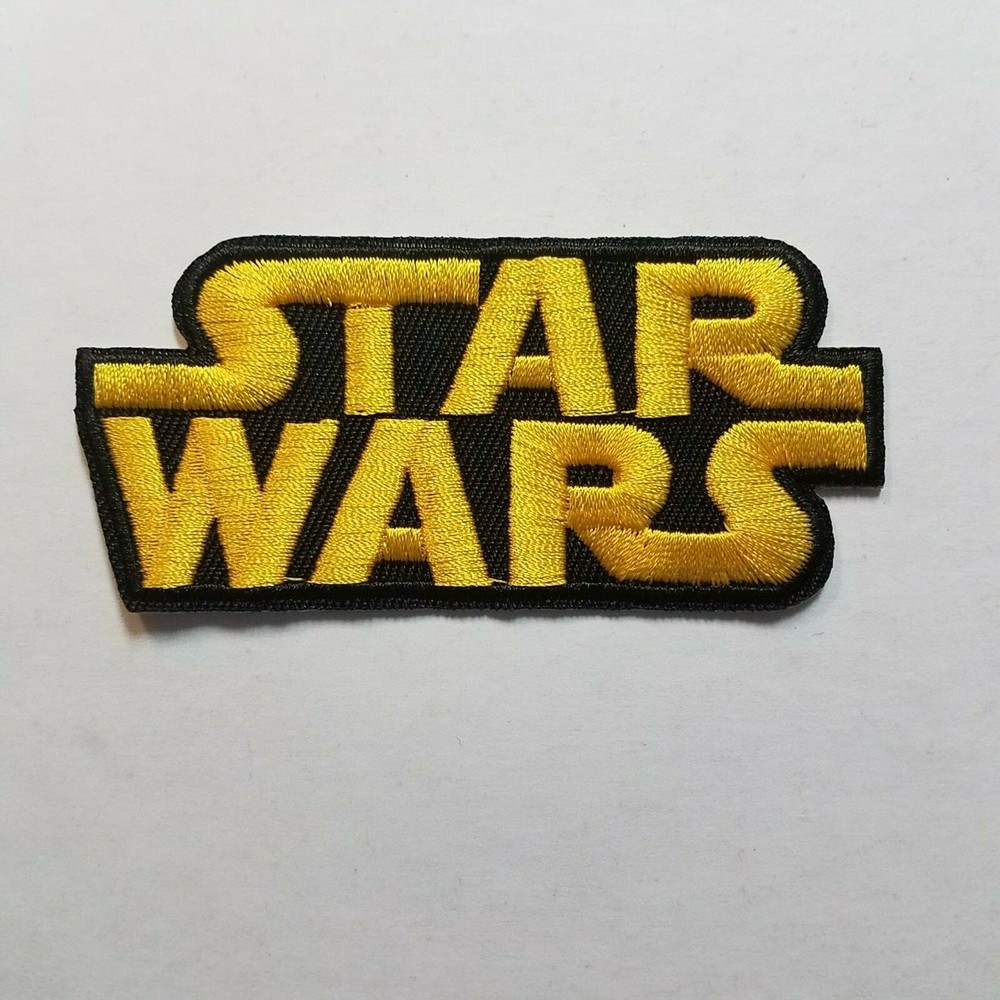 Star Wars Classic Yellow Logo Patch 3 1/2 inch patch cosplay