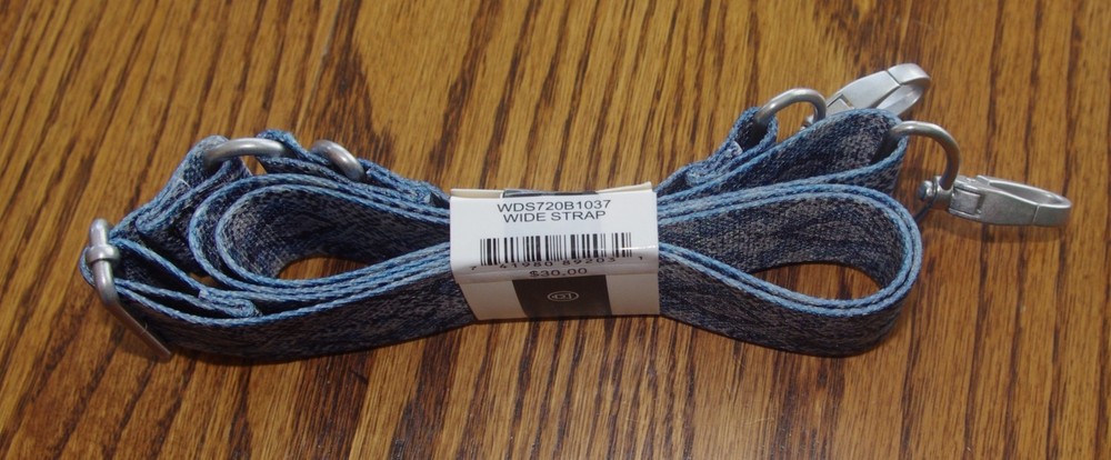 Adjustable Wide Crossbody Strap Replacement for Handbag 2" Guitar "Gray Python"