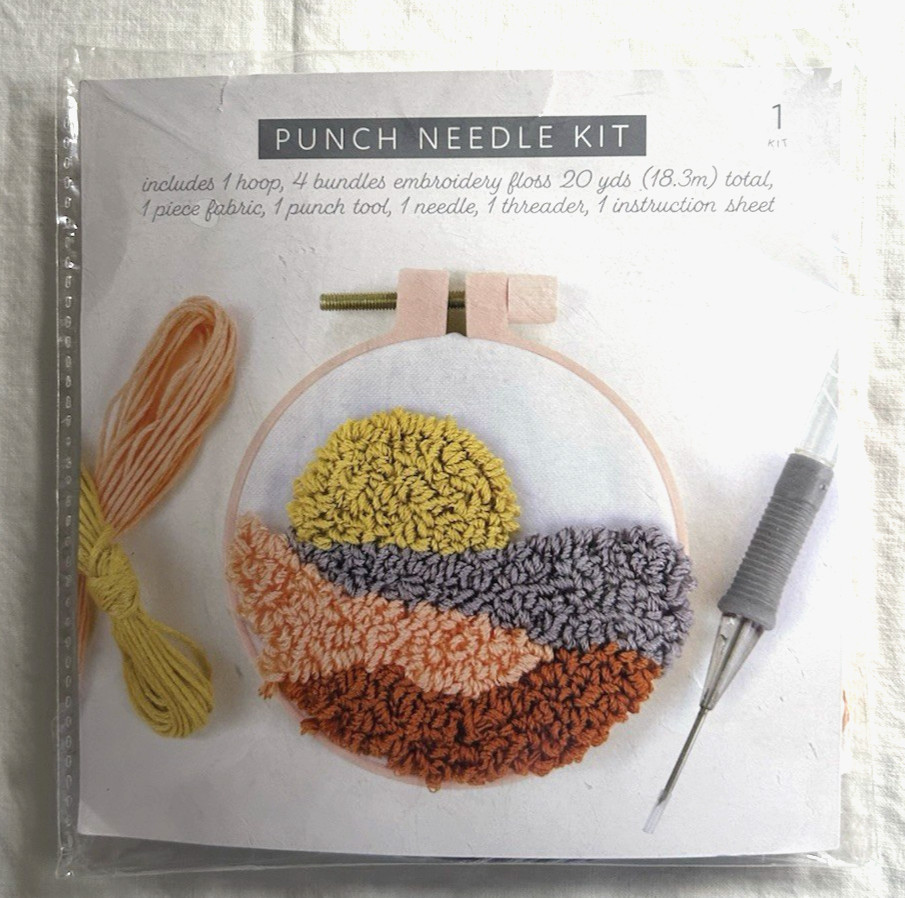 Punch Needle Kit for Beginner by PunchyStuff NEW Unopened