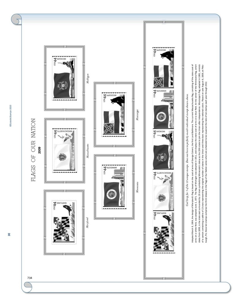 2009 U.S. Commemorative Singles COMPLETE Supplement (White Ace Alternative)