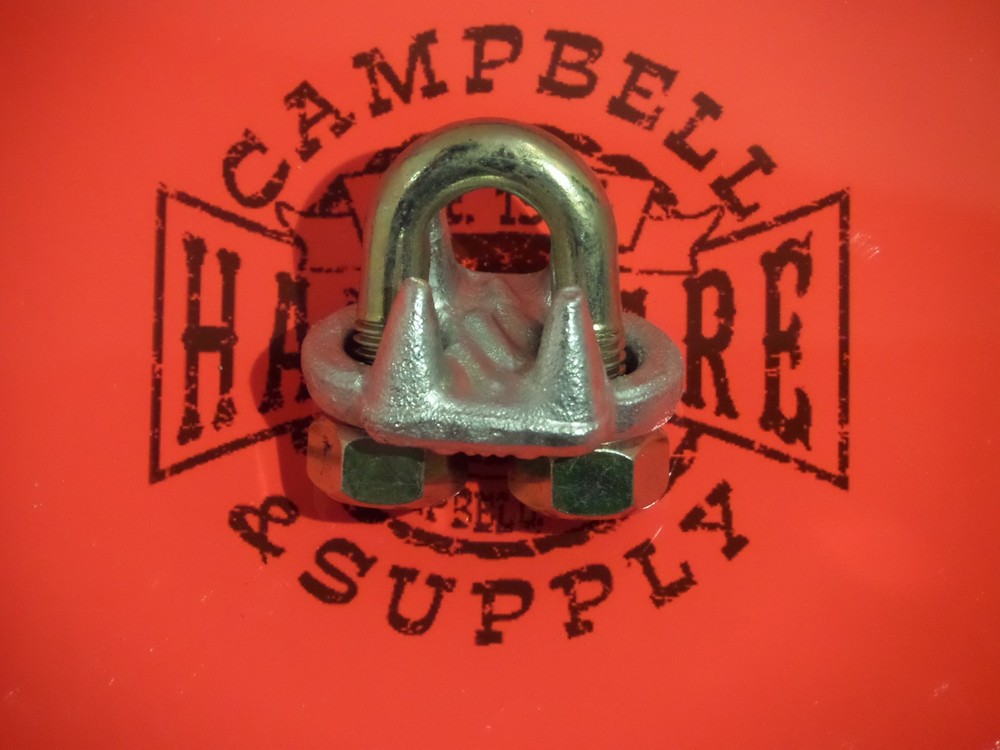 Wire Rope Cable Clip 7/8” Galvanized Drop Forged 8 pieces Rigging Grip