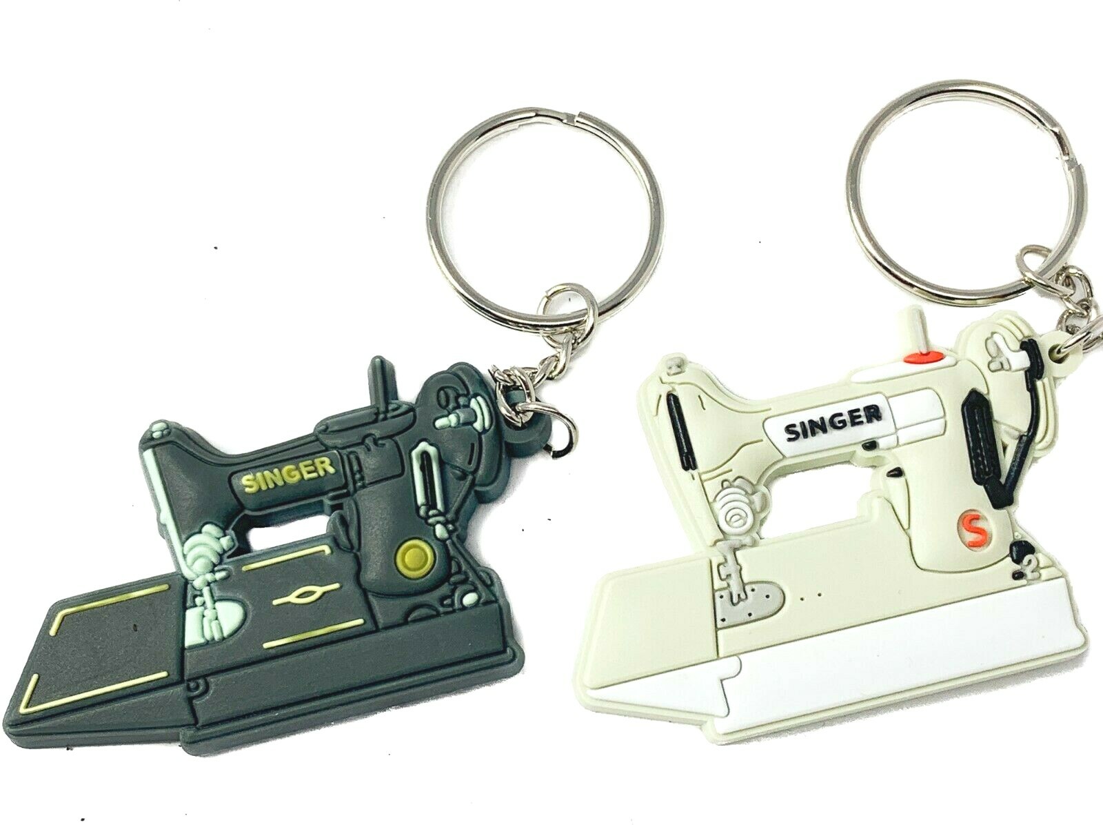 Singer Featherweight 221 Sewing Machine Keychain