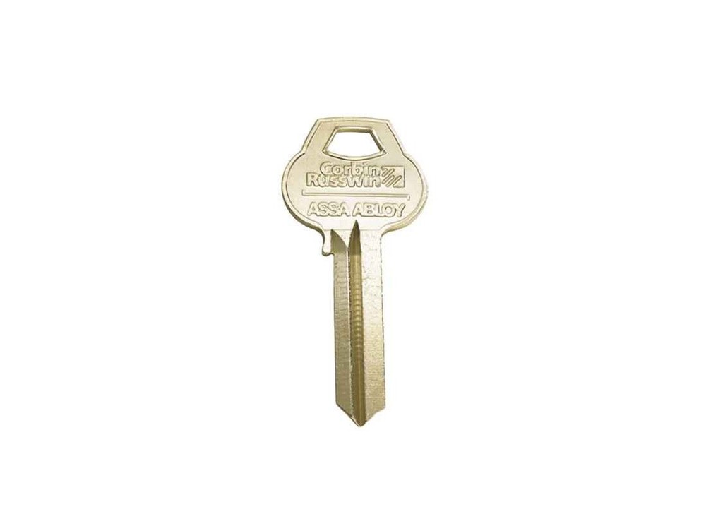 Single Section Standard Bow Key Blanks, Nickel Plated