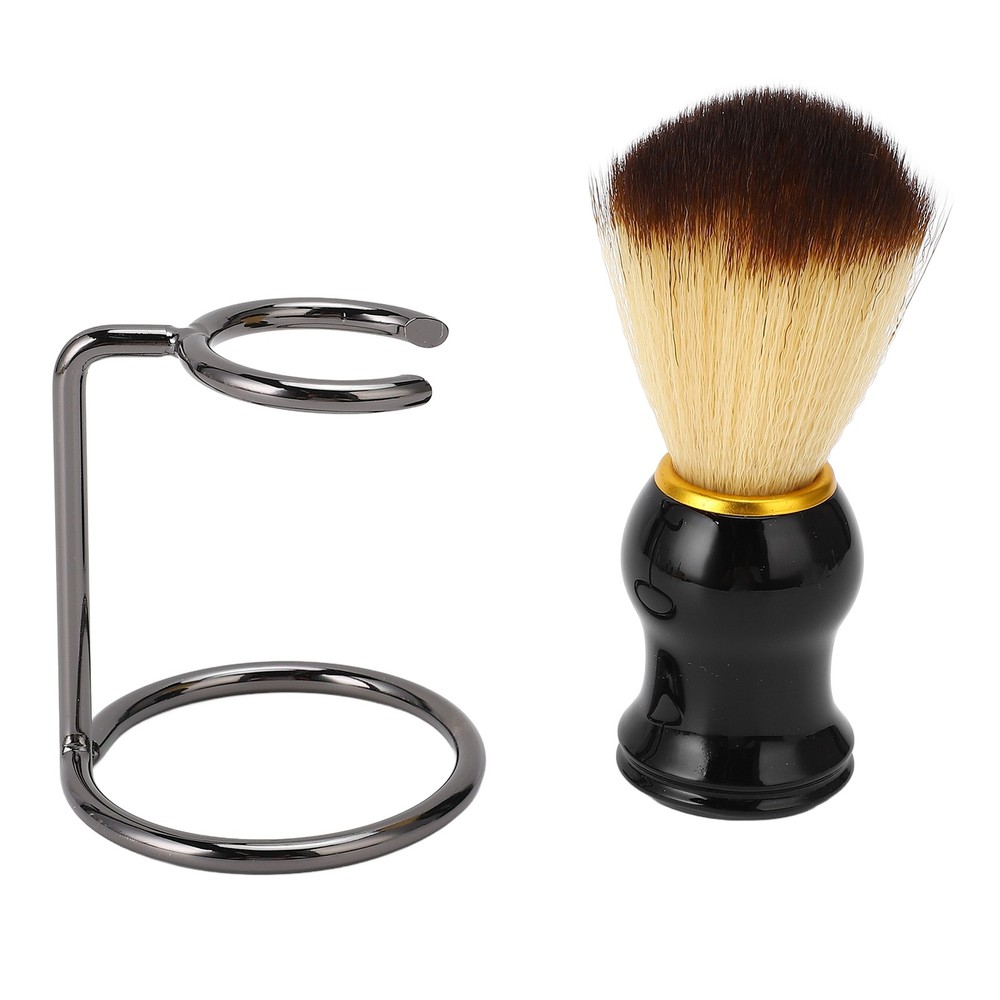 Curved Handle Shaving Brush Set For Comfortable Shaving Experience