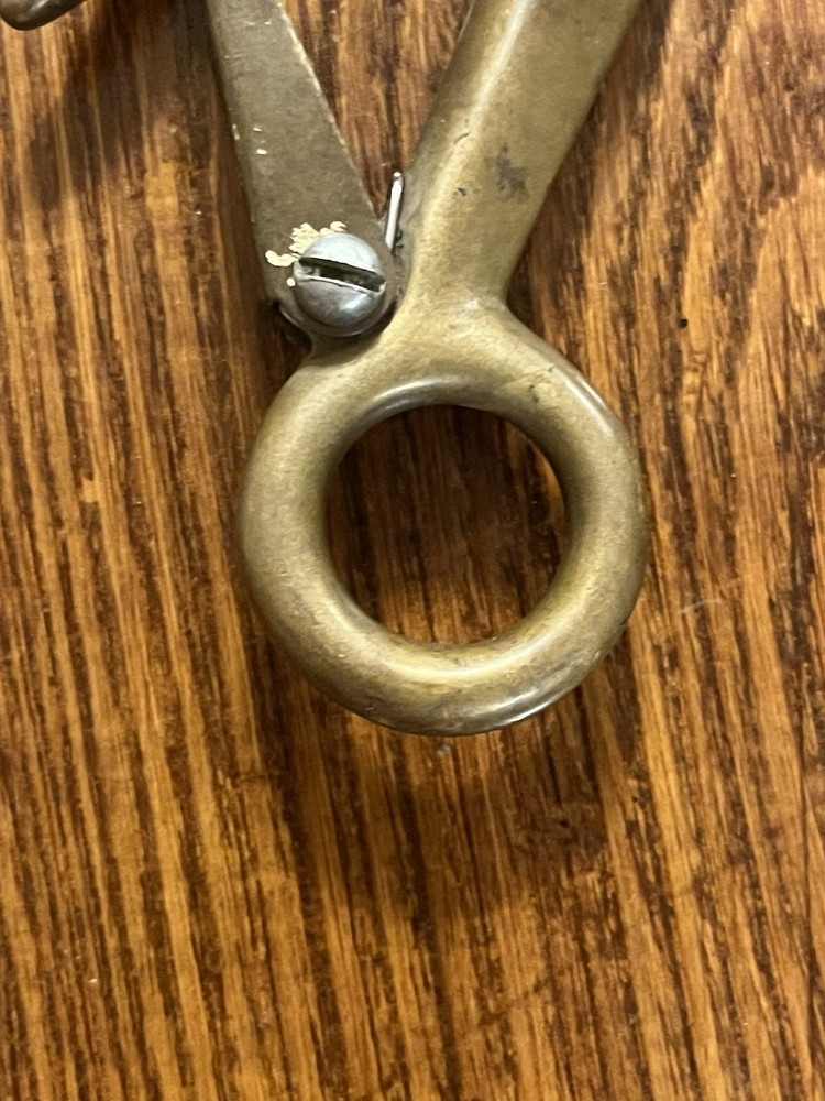 Vintage Solid Brass Hook With safety Latch 4”x 2-1/2”