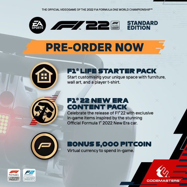 Xbox One - F1 22: Pre-order Content Bundle DLC, No GAME