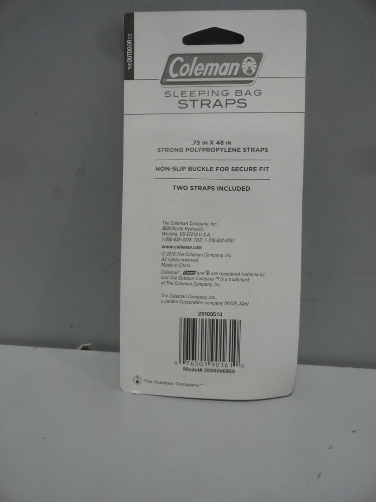 Coleman Sleeping Bag Straps